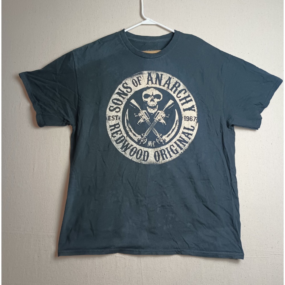 Sons of Anarchy Graphic T-Shirt Redwood Original Motorcycle‎ Club Men's Y2K G